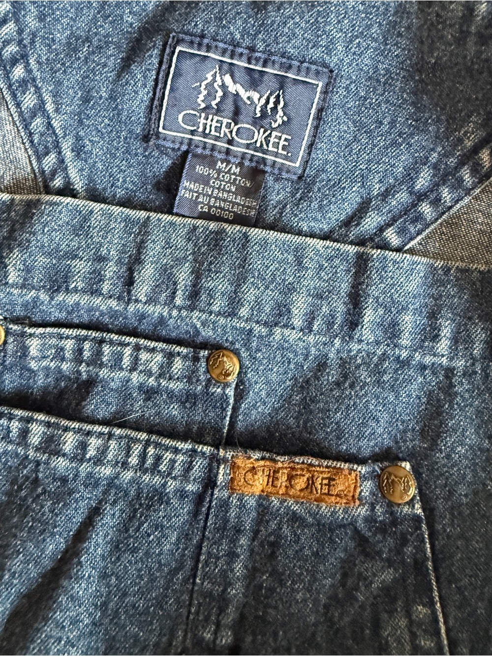 Vintage Cherokee Overalls shorts